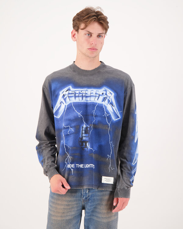 Represent Metallica Ride The Lightning Long Sleeve T-Shirt Grijs Metallica Ride The Lightning Long Sleeve T-Shirt Grijs