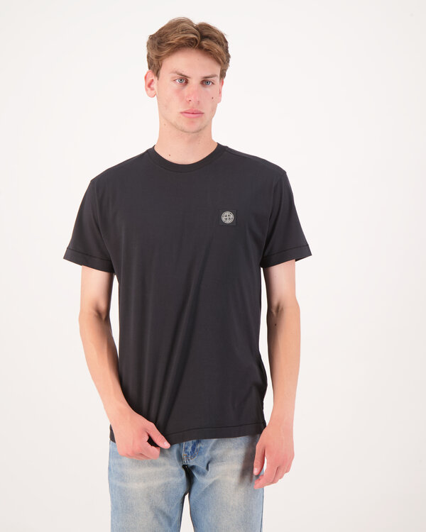 2100027 60/2 Cotton Jersey T-Shirt Zwart