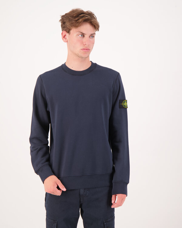 6100060 Organic Cotton Fleece Sweatshirt Marine
