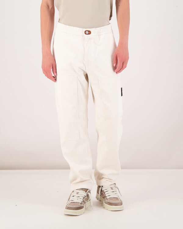 3100001 Natural Cotton Gabardine Trouser Ivoor