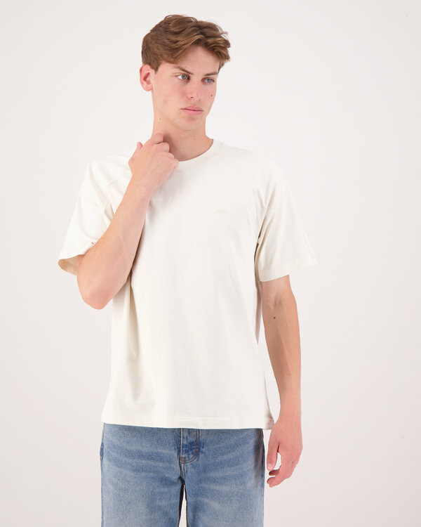 Manches T-shirt Elfenbein