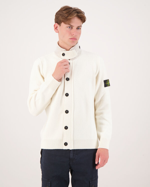 5100047 Knitwear Half Zip Elfenbein