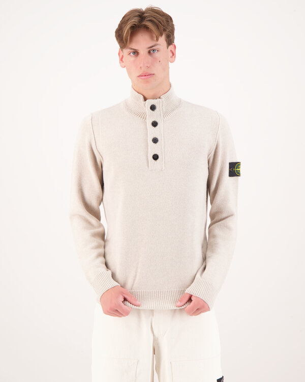 5100040 Knitwear Half Zip Sand
