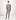 3100034 Stretch Broken Twill Cotton Cargo Trousers Grijs