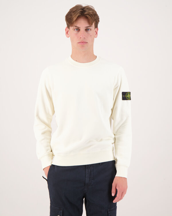 6100060 Organic Cotton Fleece Sweater Ivoor