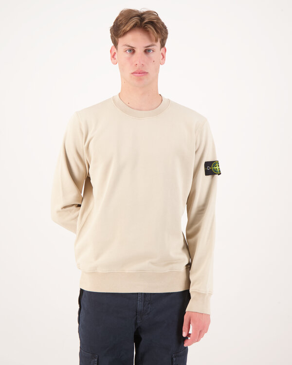 6100060 Organic Cotton Fleece Sweater Sand