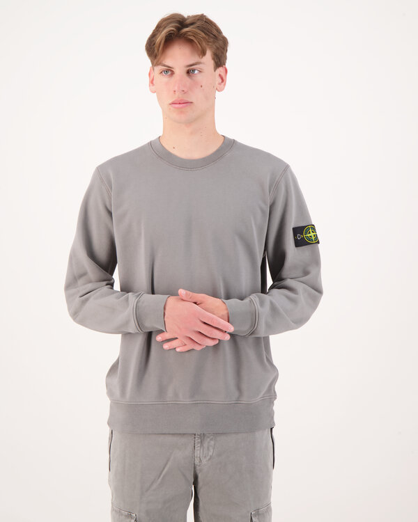 6100060 Organic Cotton Fleece Sweater Grijs