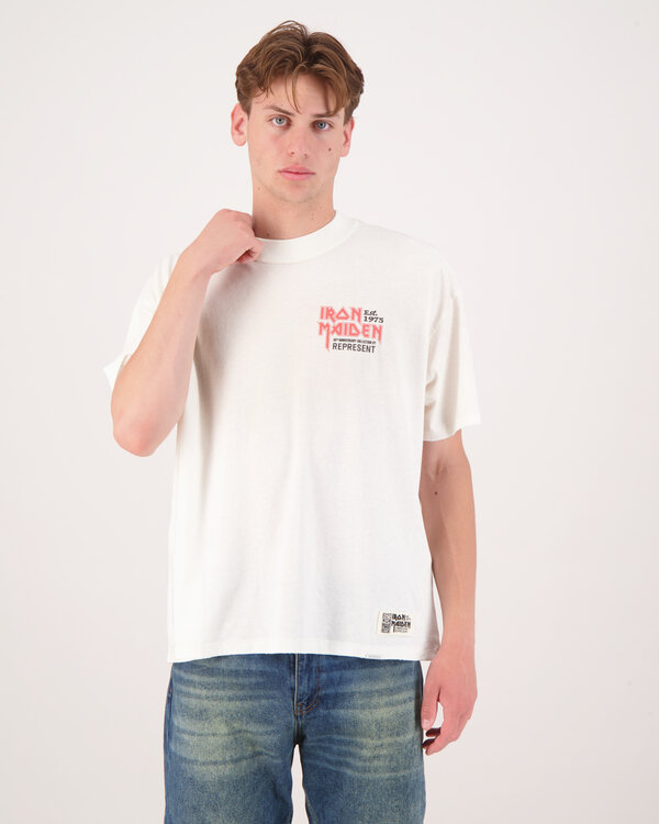 Iron Maiden x Anniversary T-Shirt Ecru