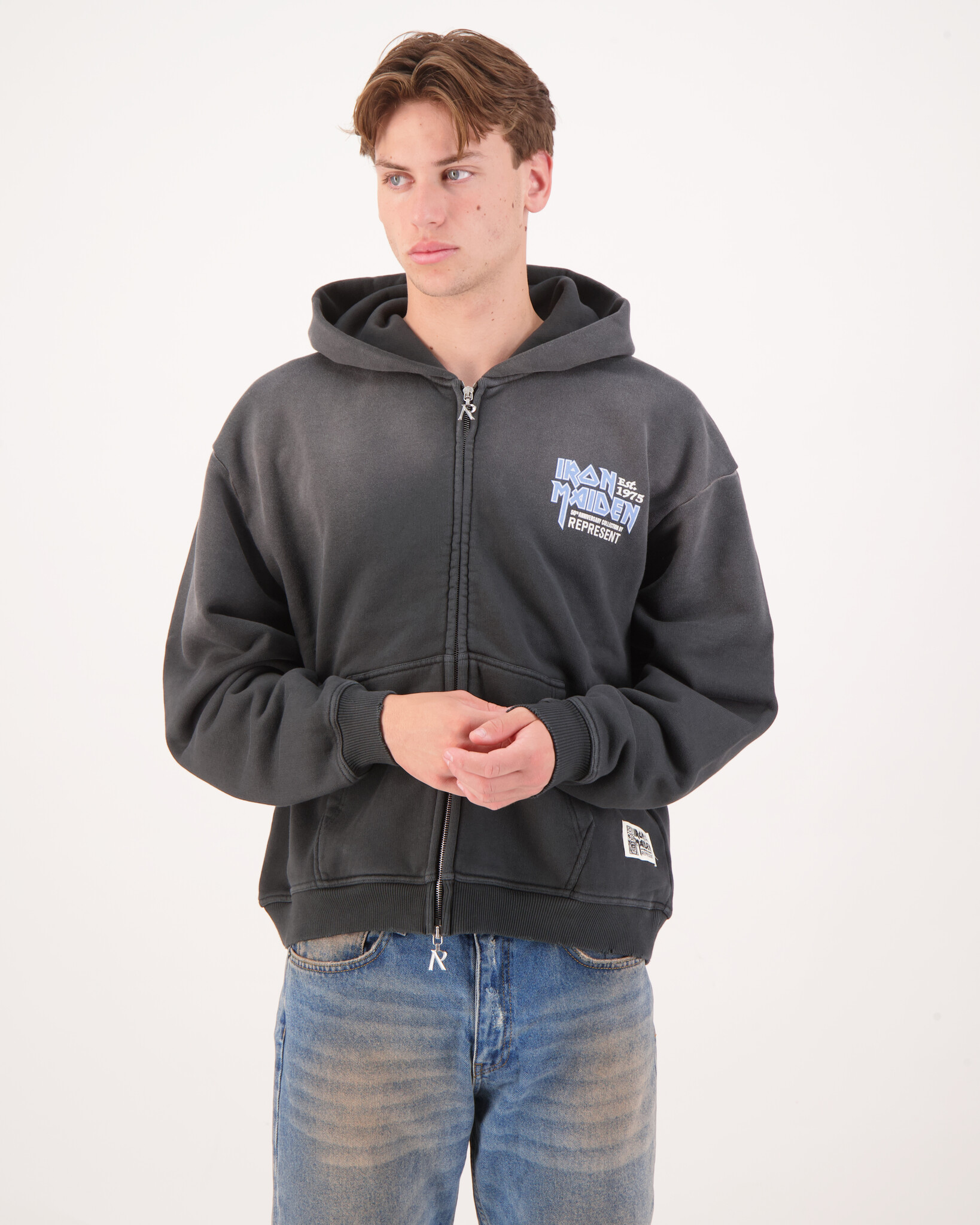 Represent Iron Maiden x Anniversary Hoodie Black - Beachim