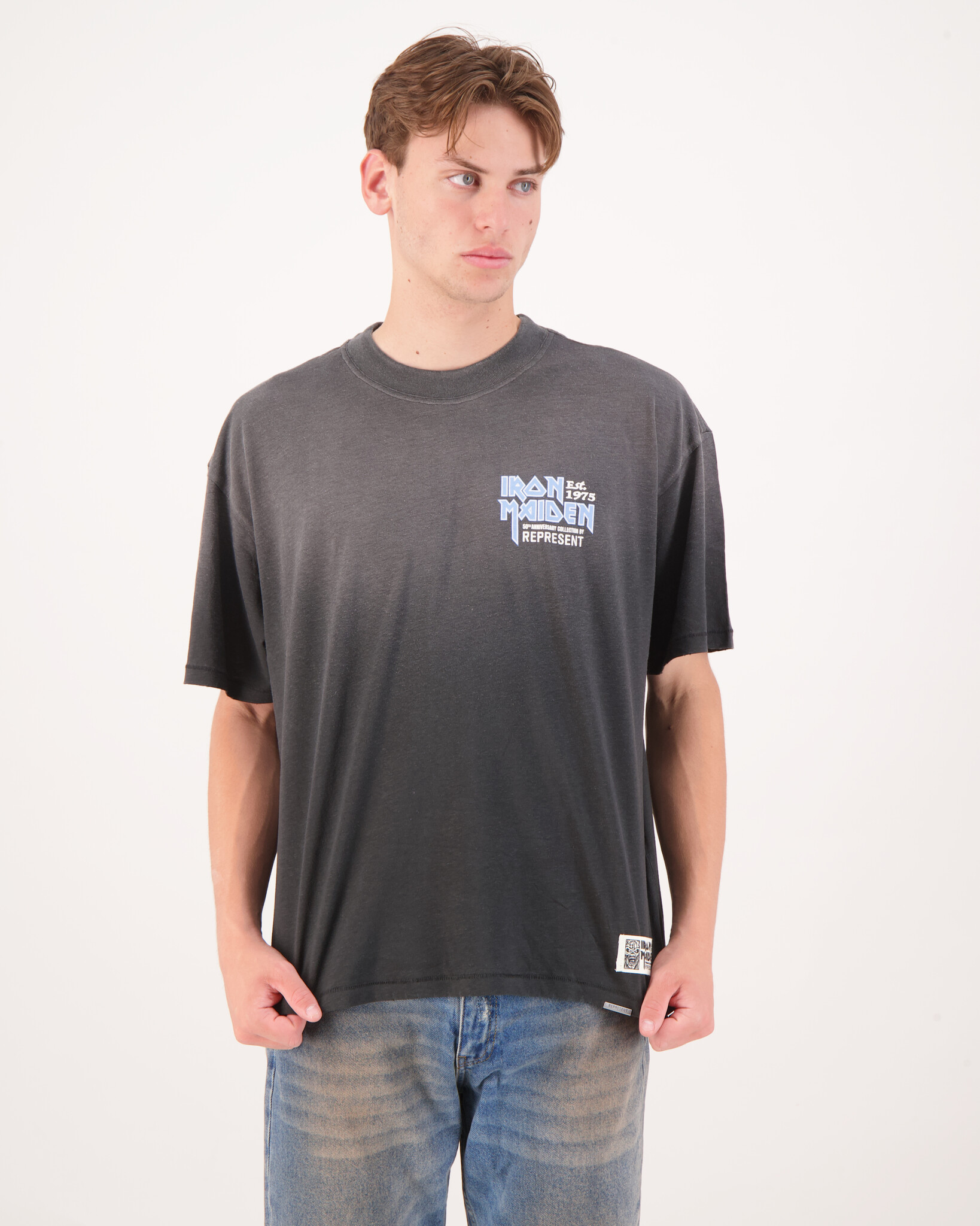 Tシャツ・カットソー Represent Iron Maiden Anniversary T-shirt REPRESENT x Iron Maiden Men's Anniversary Graphic T-Shirt