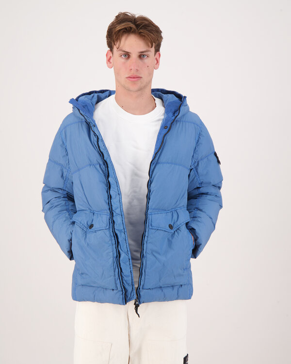 Stone Island 4100011 Crinkle Reps NY Jacket Blauw 4100011 Crinkle Reps NY Jacket Blauw