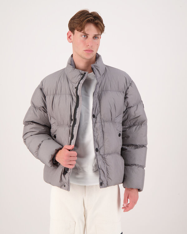 4100010 Crinkle Reos NY Recycled Nylon Jacket Grijs