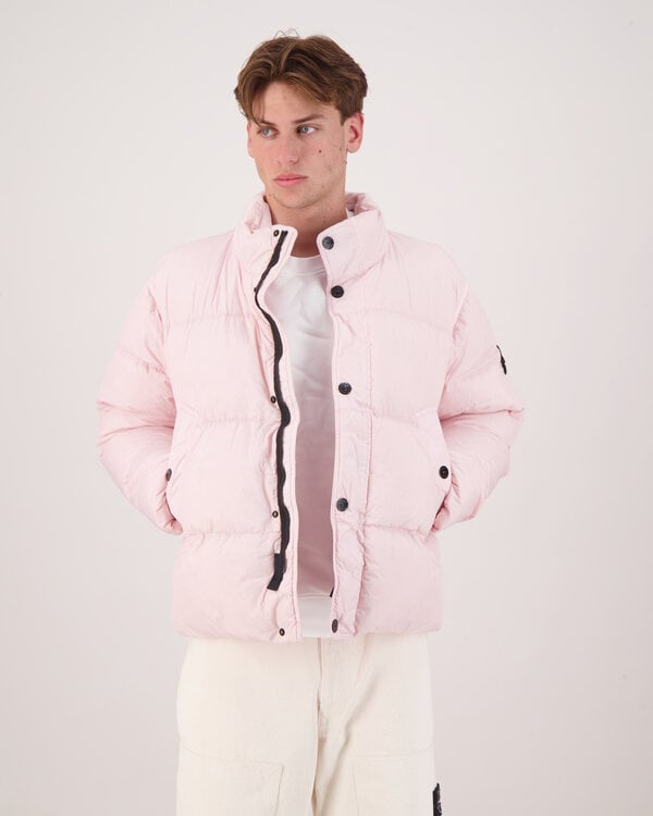 4100010 Crinkle Reos NY Recycled Nylon Jacket Rosa