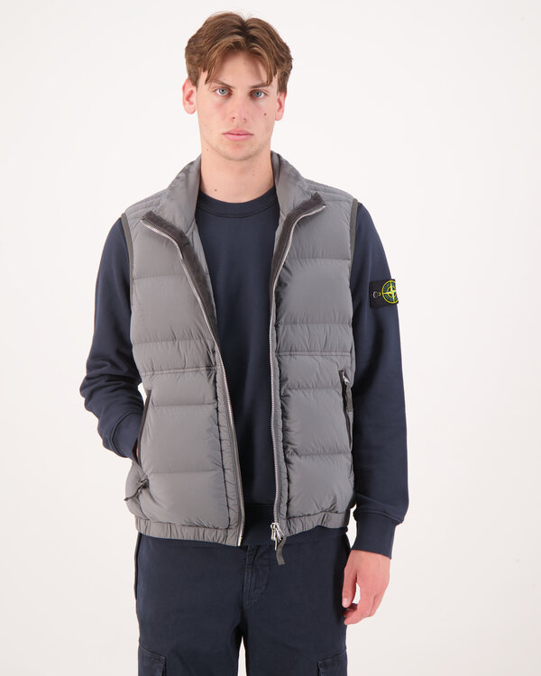 G100007 Seamless Tunnel Nylon Down - TC Bodywarmer Grijs