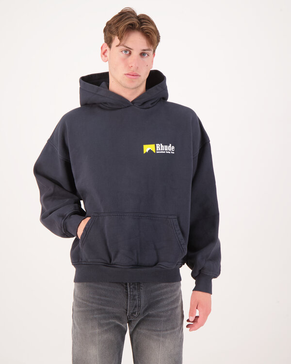International  Racing Logo Hoodie Zwart