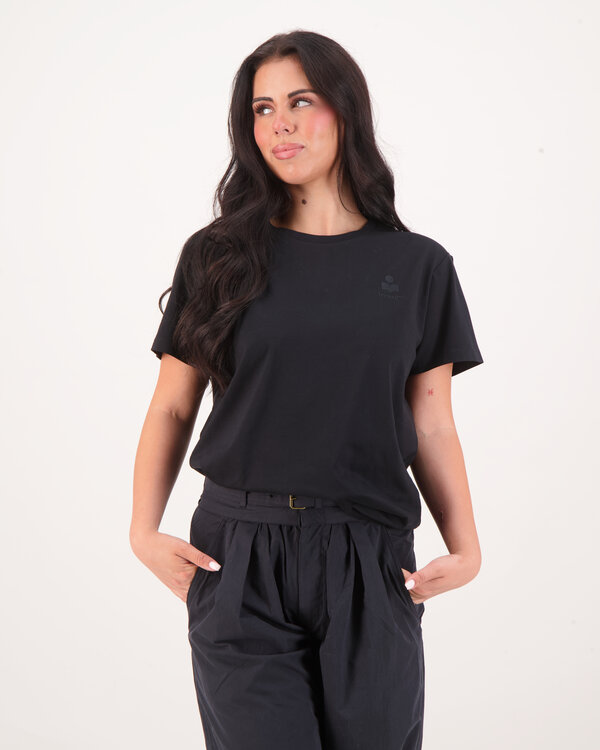 Aby Logo T-shirt Zwart