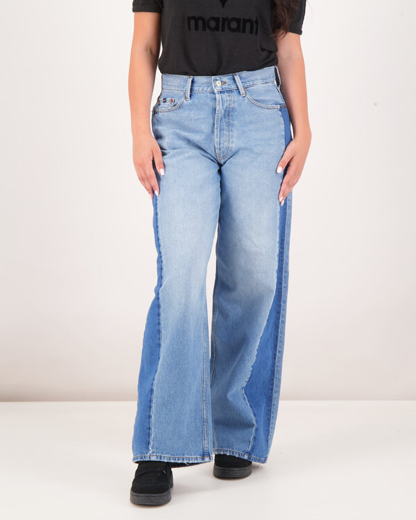 Kaya MWP Wide Fit Jeans Mid Blau
