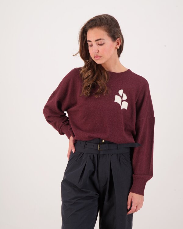 Marisans Pullover Bordeaux