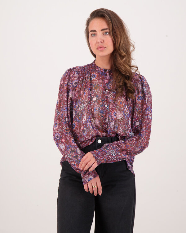 Noeline Blouse Bordeaux