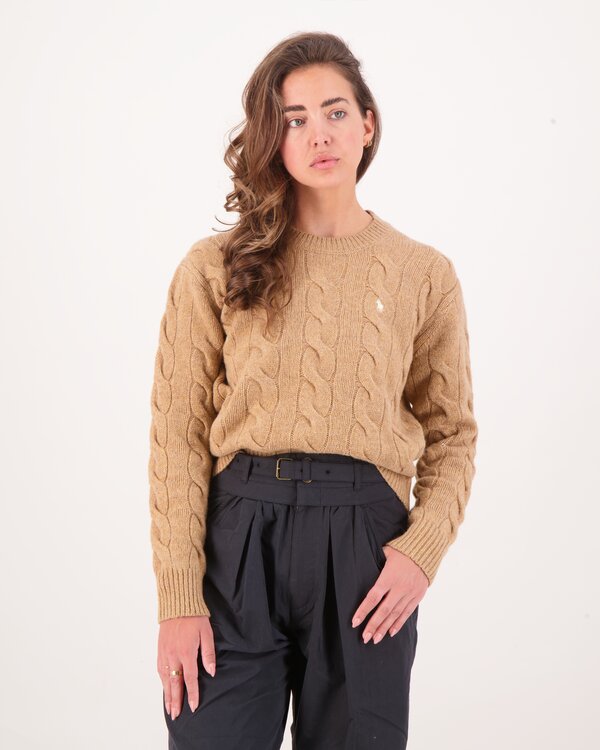 Long Sleeve Pullover Camel