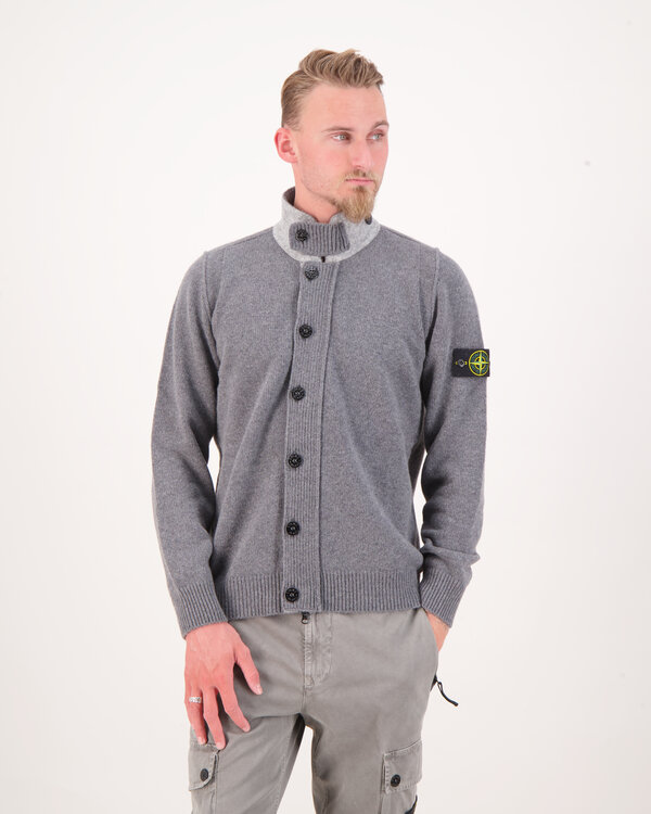 5100047 Knitwear Half Zip Grau