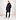 Techno Down Parka Jacket Zwart