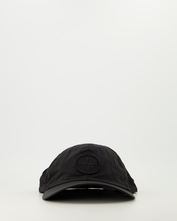 9100011 Nylon Metal In Econyl  Baseball Cap Zwart