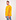 Curved Logo Over Tee Long Sleeve Orange