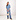 Chemise Col Boutonne Button Down Shirt Blauw