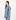 Chemise Col Boutonne Button Down Shirt Blauw Dames