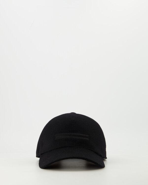 Oasi Cashmere Baseball Cap Zwart