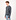 Fluffy Monogram Pullover Grau