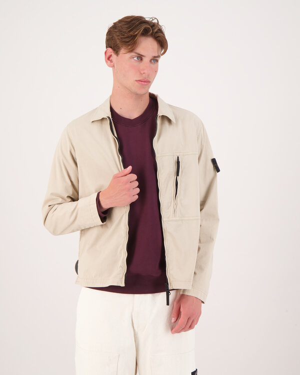 1200003 Supima Twill Stretch-TC Jacke Sand