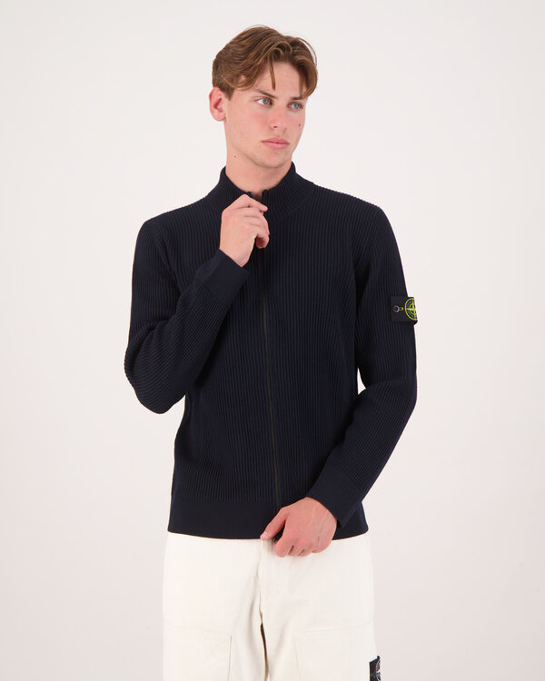 5100006 Full Rib Strickjacke Marine