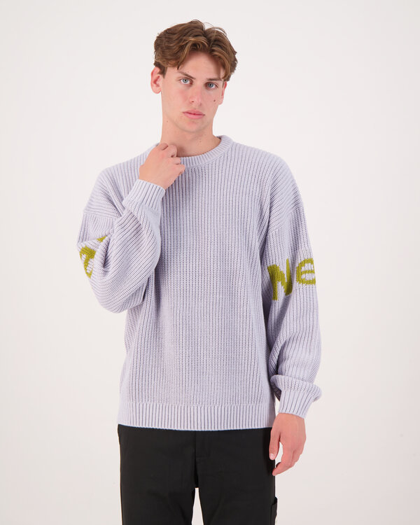 Name Rundhals-Strickpullover Sea Fog Moss