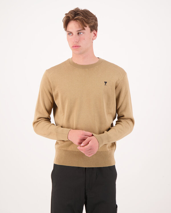 Pull Col Rond Sweater Camel