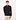 Kaschmirpullover mit Zipper-Kragen Schwarz