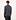 Gestrickt Mock Zip Pullover Dunkelgrau