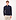 Gestrickt Mock Zip Pullover Marine