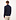 Gestrickt Mock Zip Pullover Marine