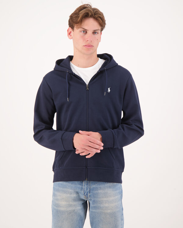 Vest White Logo Navy
