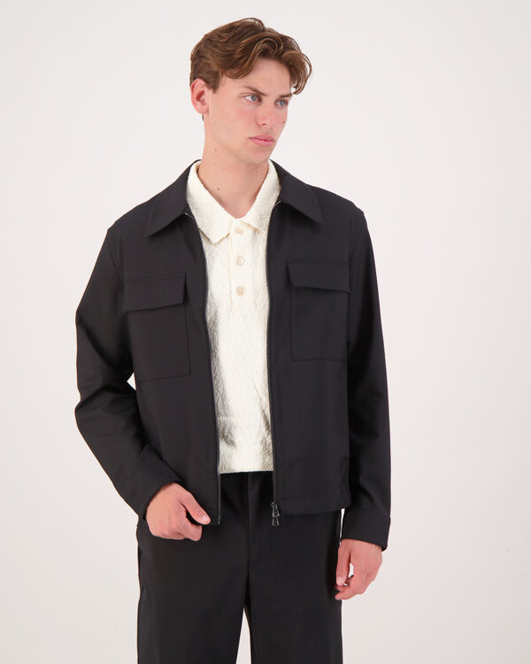 Alban 1089 Overshirt Schwarz