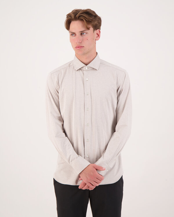 Active Tailor Fit 558ML Shirt Beige Melange