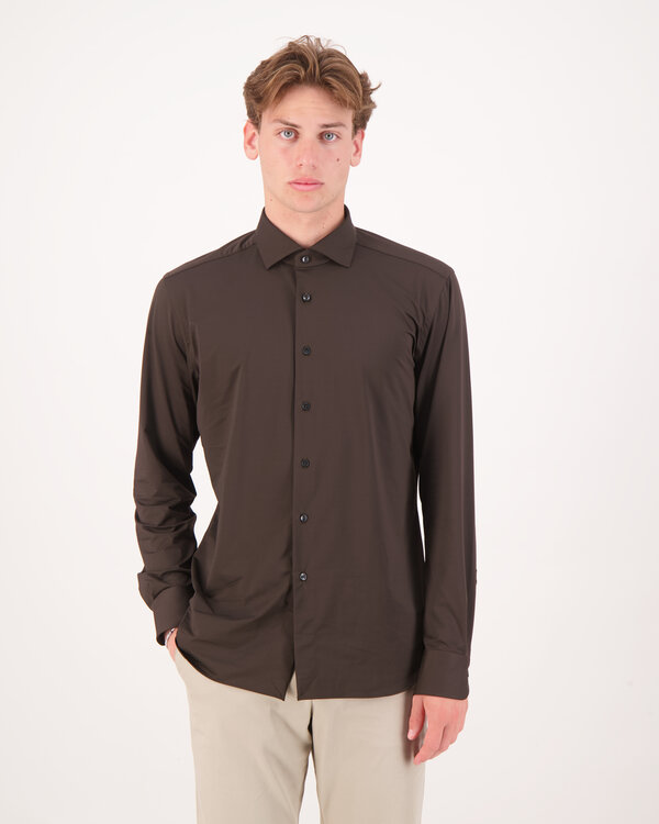 Active Tailor Fit 558ML Shirt Bruin