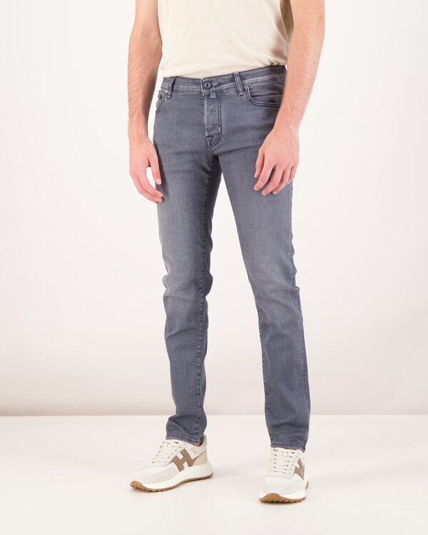 Nick Slim Vintage 5 Pocket Pants Grijs