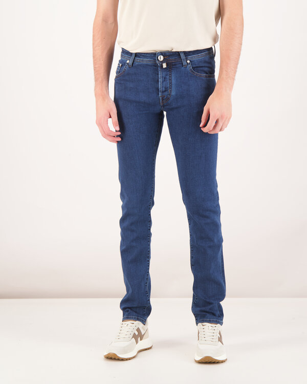 Nick Slim Vintage 5 Pocket Pants M.Blauw