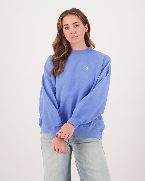 Übergroßer Pullover Blau