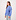 Übergroßer Pullover Blau