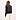 HyBridge Wide Quilt Knit Jacke Schwarz