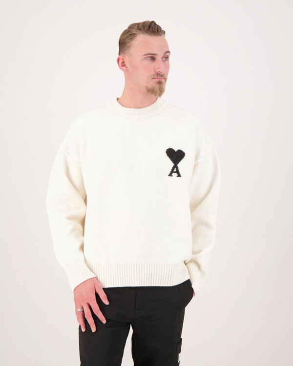 Pull Col Rond Sweater Ecru
